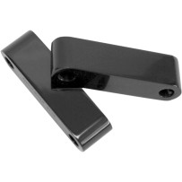 Economy Fender Spacers — 1" width, front mount, black