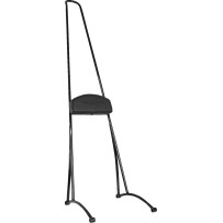 Stupid Tall Sissy Bar — 40\" height, 3-1/4\" pad height, 6\" pad width, black, powder-coated