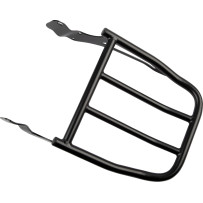 Luggage Rack for Tall One-Piece Sissy Bar — Sissy Bar, Black matte powder-coated