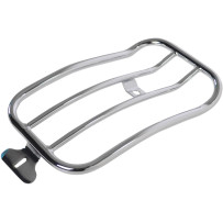 7" Solo Luggage Rack — 7" width, 12" length, Chrome