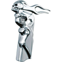 Zombie Front Shift Arm Cover — Chrome