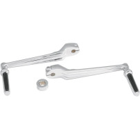 Contour Shift Lever and Spacer — Chrome finish, Fixed peg
