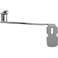 Extended Brake Pedal — Chrome, fits floorboard-equipped bikes