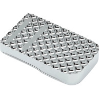 County Line Brake Pedal — 4.5 in x 2.75 in, Chrome