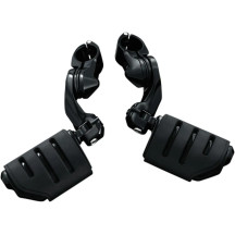 Tour-Tech™ Adjustable Cruise Peg Mounts — 32 mm (1-1/4") clamp, 10 cm (4") length, black anodized