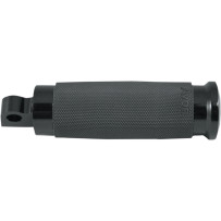 Male-Mount Footpegs — Driver, Black anodized, Pair