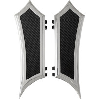Instigator Extended Floorboards — Chrome, 6061 T-6 billet aluminum