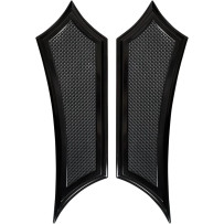 Instigator Extended Floorboards — Driver, extends 2.5" front/rear, +0.75" width, Black