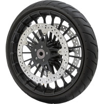 Big Brake Floating Rotor Kit — 356 mm (14\") , two-piece (floating), Black