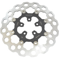 Cubiq™ Brake Rotor — 260 mm, full-floating, chrome