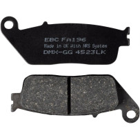 Organic Base "FA" Brake Pads — 9.8 mm thickness, 101 mm length, FA196