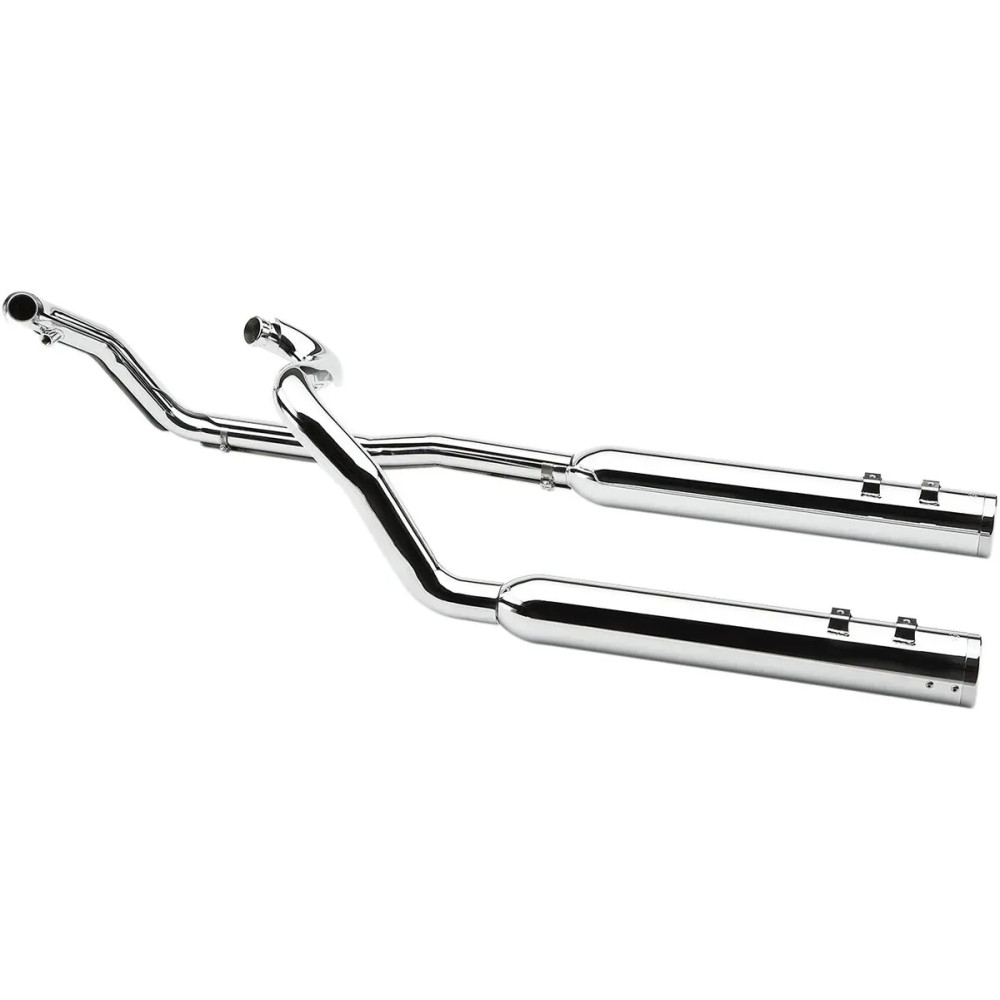 True Dual Headpipes — Chrome, 1.75 in, 2-into-2 system