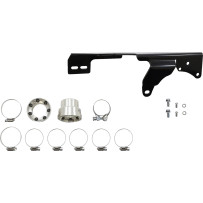Speedster Short RPT Exhaust System — 2-Into-2 system, Black, Aluminum end cap