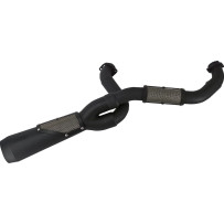 Exhaust System — 2-Into-1 system, Black
