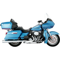 Hi-Output Slip-On Mufflers — 4-1/2" outer diameter, Chrome