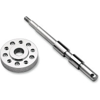 Narrow-to-Wide Glide Wheel Conversion Kit — fits narrow 19" or 21" wheels in 41 mm Wide Glide, Chrome