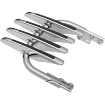 Streamliner Luggage Rack — 10" x 6-1/4", Chrome, Polished