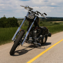 Pedestal Mount LED Adaptive 2 Headlight — Harley Davidson®, 178 mm (7"), Black