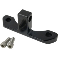 Headlight Base Bracket and Mount Block — for Harley Davidson®, black