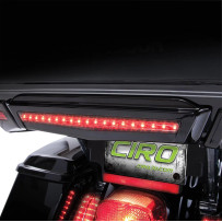 Center Brake Light for Tour-Pak® — Black housing, red lens, LED