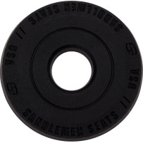 Dominator Solo Seat — 21.5 in overall, 14.5 in driver length, 13 in driver width, Black