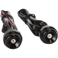 Lucifer Lights — 20 mm dia, 12.7 mm length, 5/16" mounting hole, 12 V, red