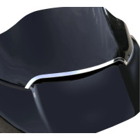 Center Windshield Trim — Chrome