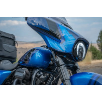 Legit Elypse 2-1 LED Turn Signals — Harley-Davidson®, Black anodized