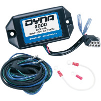 2000-HDE PC-Programmable Digital Ignition Module — Dyna 2000 Series, 7-pin connector, black