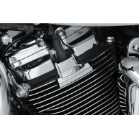 Spark Plug Head Bolt Cover — Chrome, Silver