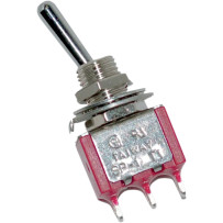 Mini Toggle Switch — 5 A, Chrome