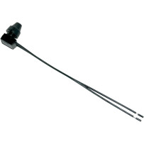 Speedometer/Tripometer Reset Push Button — Black