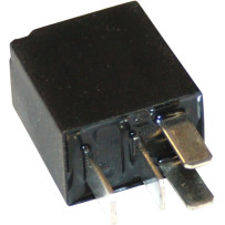 25 Amp Micro Relay/Socket Kit — 25 A, Black
