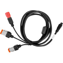 3 In 1 OBD TR4 Cable — 4-pin, 6-pin & OBD connectors, fits TR4 VCMs '01–'23, Harley Davidson®