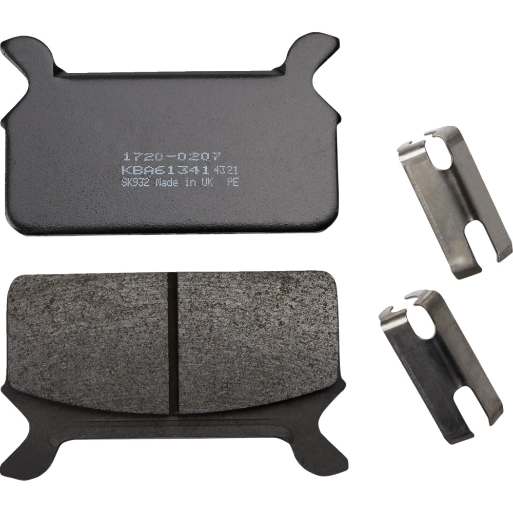 Organic Harley/Buell Brake Pads — FAD201, Organic Base, Set of 2