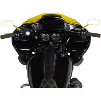 Dash Panel — Black, gloss, carbon fiber