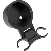 Gauge Mount — Single, 25.4 mm (1"), Black anodized