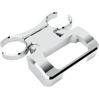 T-Bar Gauge Mount for M8 Softail — 32 mm (1-1/4\"), Chrome