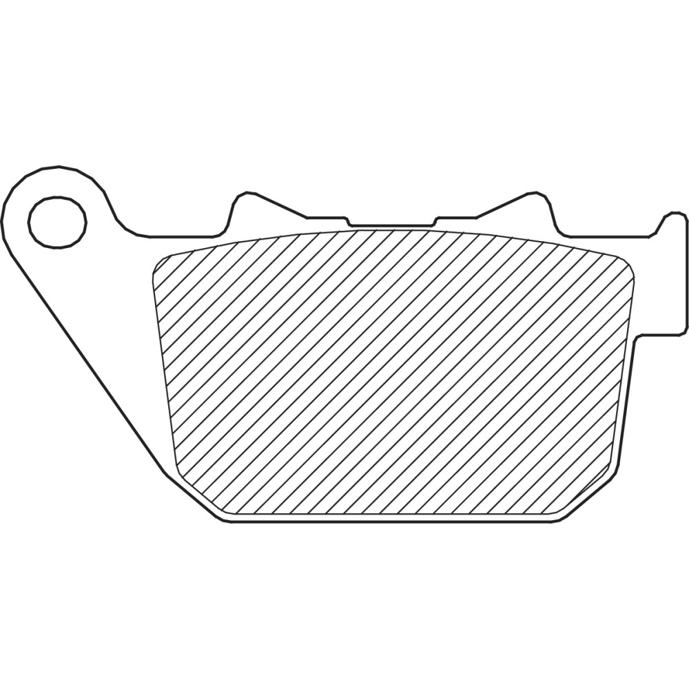 Organic Harley/Buell Brake Pads — Organic base, Set of 2, FAD387V