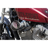 Sportster Speedometer Relocation Kit — Speedometer kit, black powder-coated