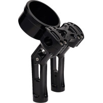 Method Speedometer Mount — 4" diameter, Black anodized, '22 Low Rider gasket required