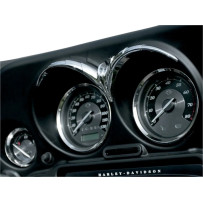 Speedometer/Tachometer Gauge Brow — Speedometer/Tachometer, Chrome