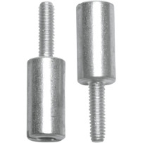 Ignition Cover Timer Stud Kit — Silver