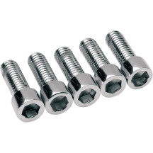 Socket Head Pulley Bolts — 5 pack, Silver, Pulley/Sprocket