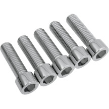 Socket Head Pulley Bolts — 5-pack, silver