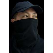 Microfleece Neck Gaiter — One Size, Black