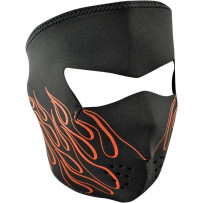 Neoprene Full-Face Mask — One Size, Black, Orange