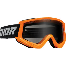 Combat Sand Racer Goggle — One Size, Flo Orange, Smoke lens