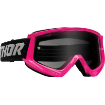 Combat Sand Racer Goggle — One Size, Pink/Gray, Smoke lens