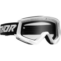 Combat Racer Goggle — One Size, White